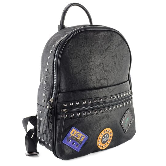 Remonte kabelka - batoh černý s cvočky Q0503-01