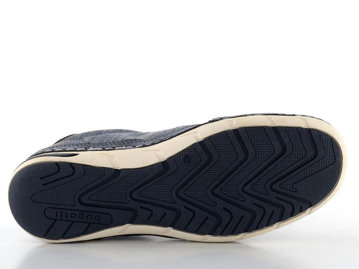 Bugatti kombinované polobotky modré 321-ASG02-5000