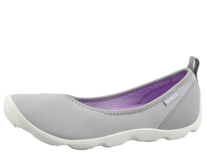 Crocs dámské baleríny Duet Busy Day Flat Grey