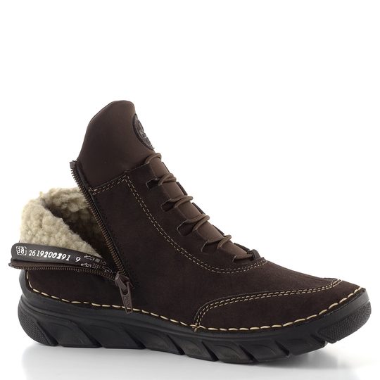 Rieker šněrovací kotník nougat/braun 55069-25