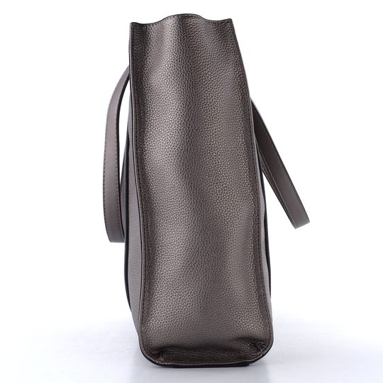 Gabor metalická shopper kabelka Elfie old silver 012032