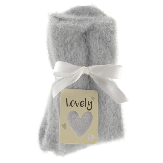 Dámské mohérové ponožky Lovely s lurexem light grey  7136311