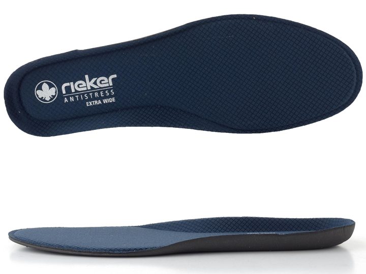 Rieker pánske šnurovacie poltopánky s membránou tmavo modré B3317-14