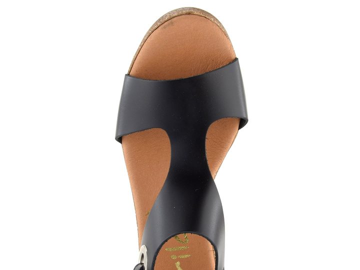 Marila sandály na podpatku Berlin Negro