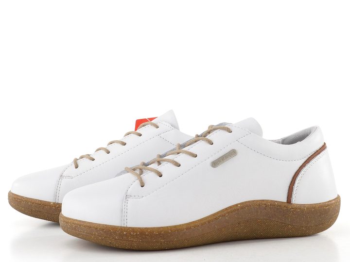 Looke šněrovací polobotky Ambriene white L1393_03