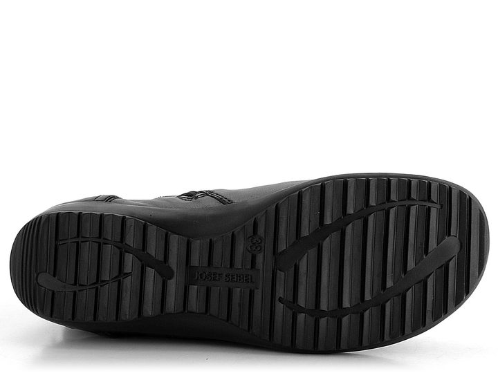 Josef Seibel řasený kotník Naly Schwarz 79766VL971