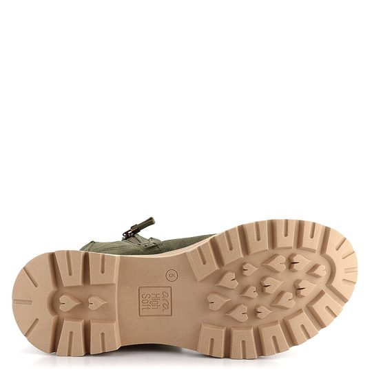 Ara velúrová chelsea členková obuv Calais Forest 12-36105-06