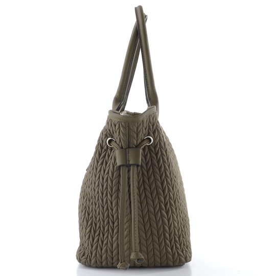 Gabor nylonová shopper kabelka Granada Quilt khaki 012888