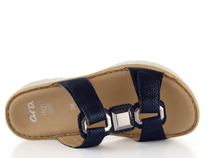 Ara dámske šľapky Capri Blau 12-39103-02