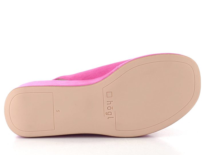 Högl semišové sandály na klínku azalea 1-102512-4600