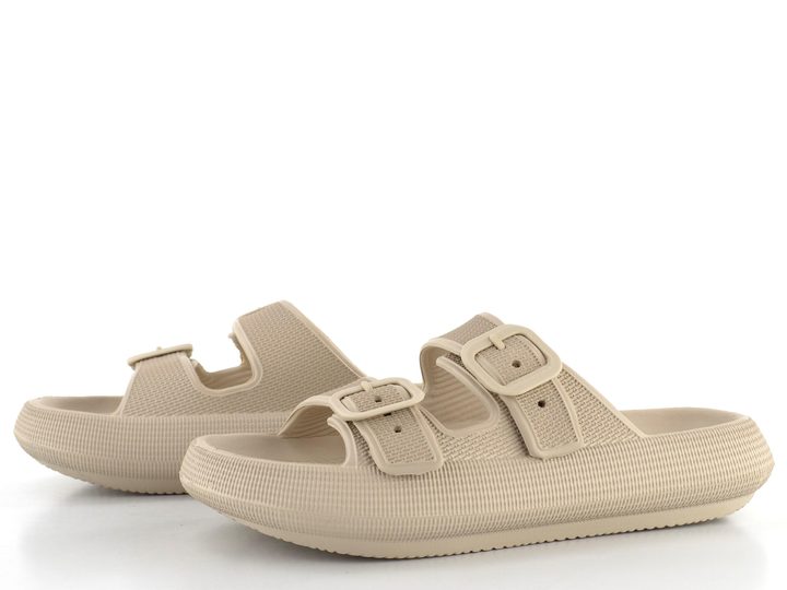 Tamaris pantofle s nastavitelnými pásky Beige 1-27508-42