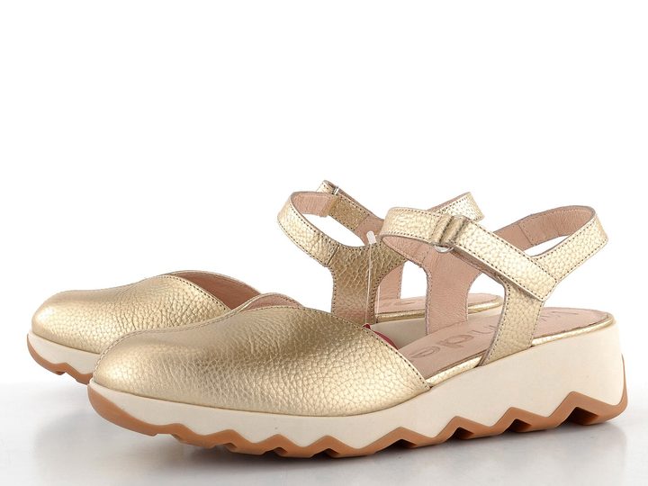 Wonders sandále s plnou špičkou Platino C-7601