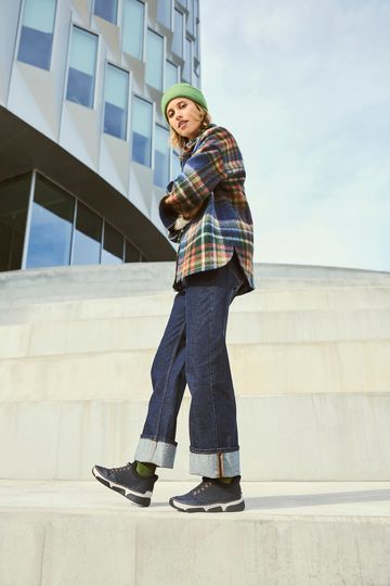 Rieker prozouvací polobotky modrý 45963-14