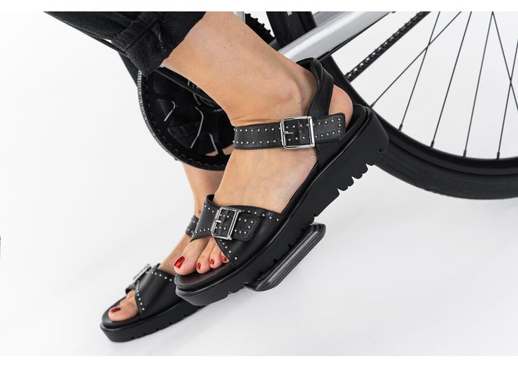 Ara sandály na platformě s klínkem Bilbao schwarz 12-33517-01