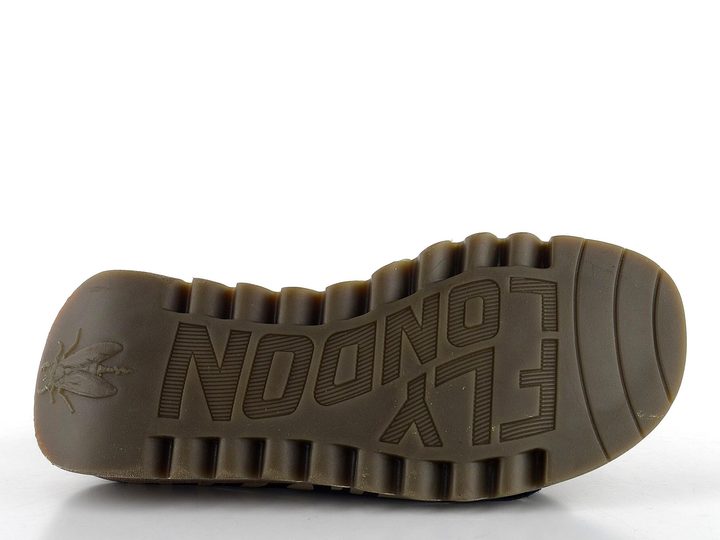 Fly London černé kožené sandály Tram P500723000