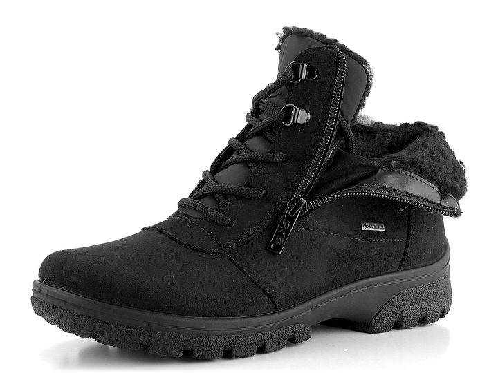 Ara členková obuv s Gore-Tex membránou Saas-Fee Black 12-49309-01