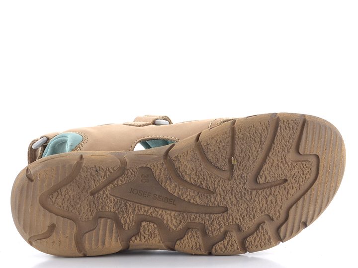 Josef Seibel športovejšie sandále béžové kombi 76801TE381