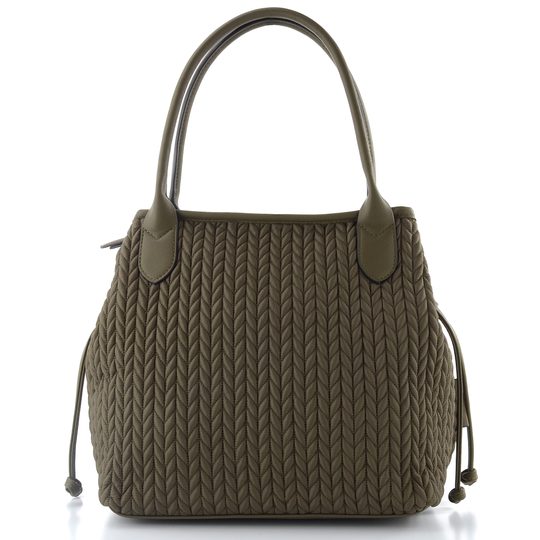 Gabor nylonová shopper kabelka Granada Quilt khaki 012888