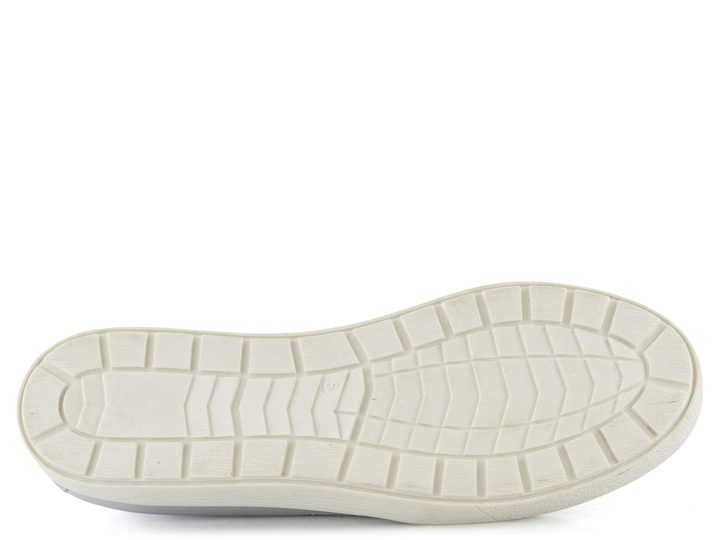 Caprice bílé kožené polobotky 9-23654-20