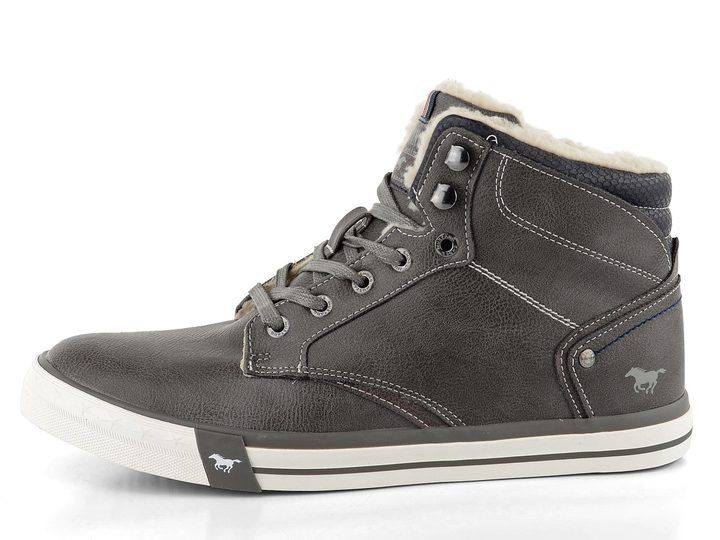 Mustang vyteplený kotník sneakers Dunkelgrau 4072-602