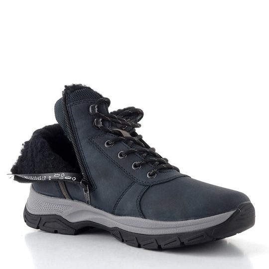 Rieker pánska členková obuv s membránou modrá 30201-14