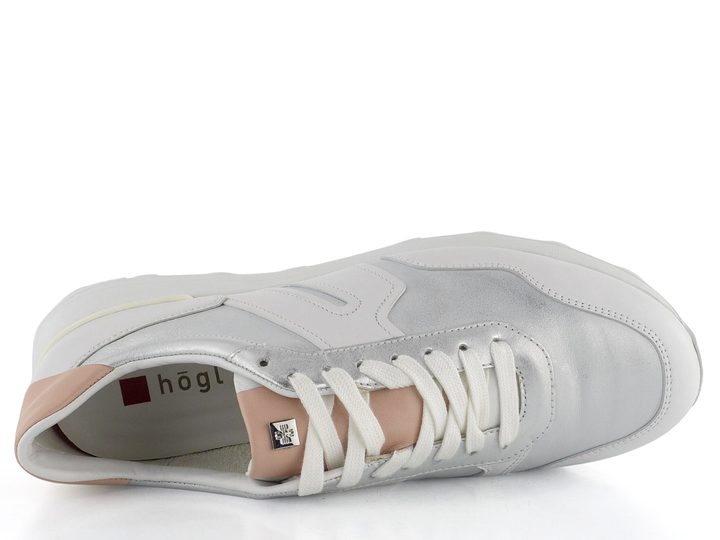 Högl dámske tenisky Weiss/Silver  9-101310