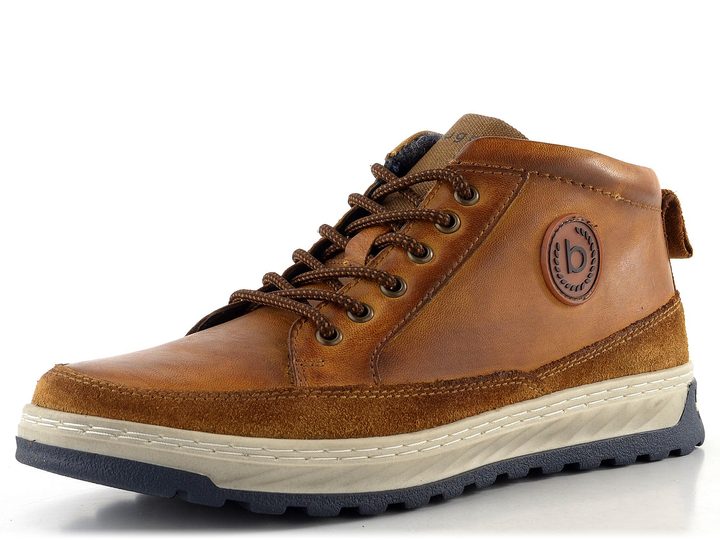 Bugatti šněrovací pánský kotník hnědý 325-79438-3500