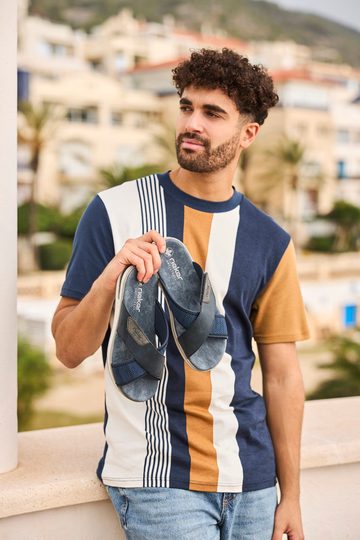 Rieker pánské pantofle s kříženými pásky modré 29083-14