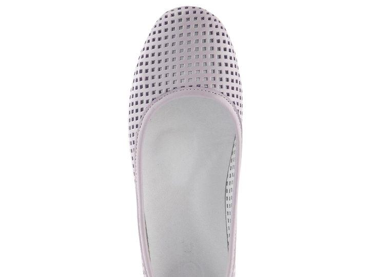 Looke perforované baleríny Carrolin light purple L0601_65