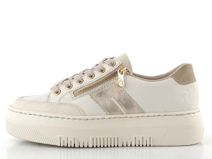 Rieker Sport tenisky na platforme béžové M1912-80