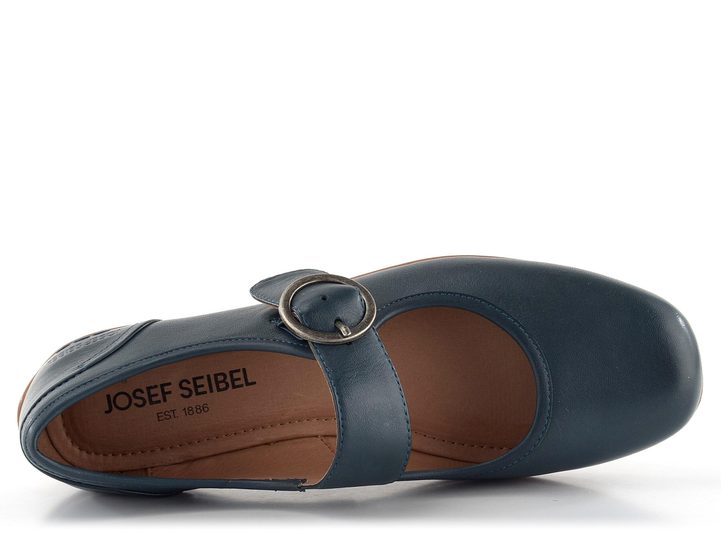 Josef Seibel modré baleríny s pásikom Fenja Ocean 74818133