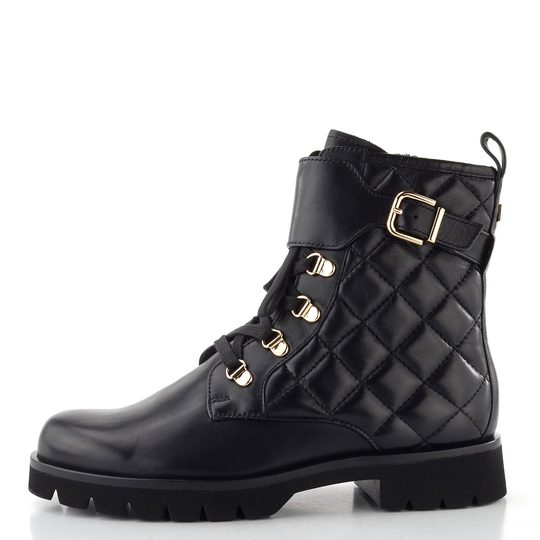 Högl luxusní šněrovací kotník černý 0-101540-0100