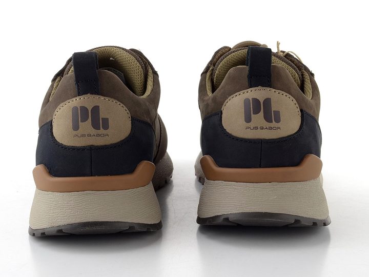 Pius Gabor pánské nubukové tenisky mocca/cord/black 1072.11.01