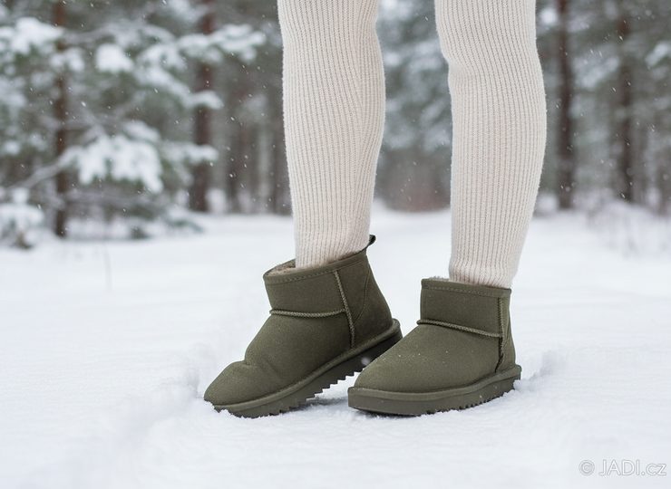 Ara dámské válenky Alaska Army Green 12-29944-05