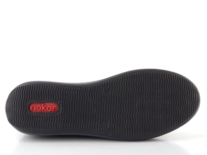Rieker tenisky se zipy černé N1100-00