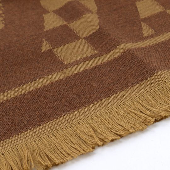 Högl vlněný šál camel 0-158210-1100