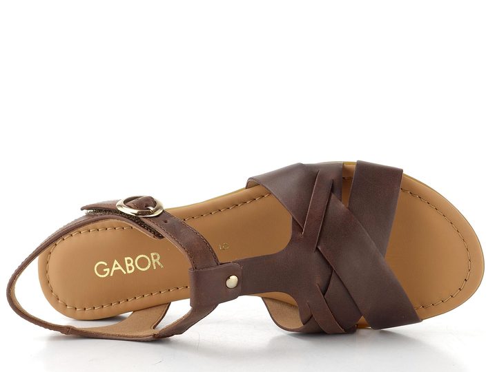 Gabor sandály na nízkém podpatku sattel 82.794.53