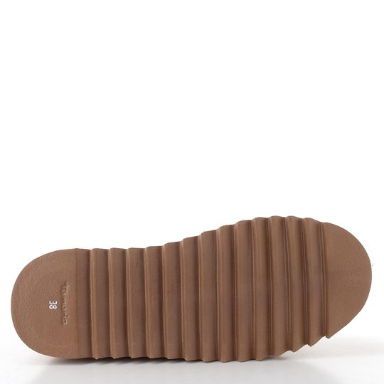 Tamaris kožená chelsea členková obuv camel 1-26419-45