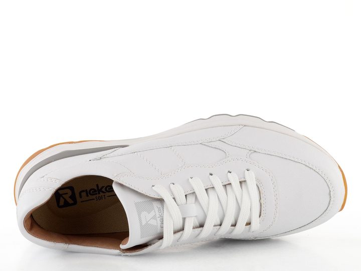 Rieker bílé pánské tenisky U0904-80