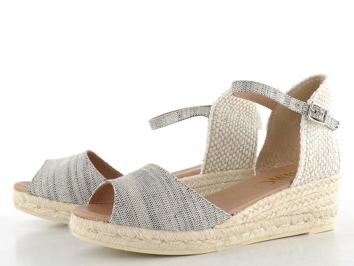 Gaimo sandály s plnou patou Sedal.T lux canvas negro