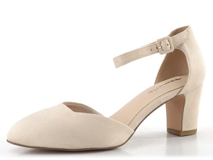 Tamaris lodičky s kotníkovým páskem nude 1-24412-41