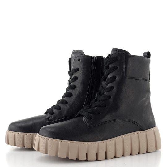 Gabor šněrovací kotník na platformě černý 76.786.57