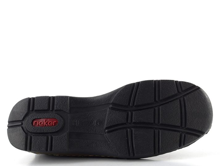 Rieker extra široké mokasíny čierne 05363-00