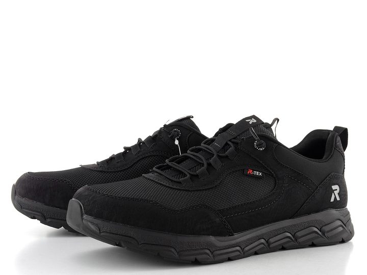 Rieker Sport pánske čierne tenisky s membránou 09105-00