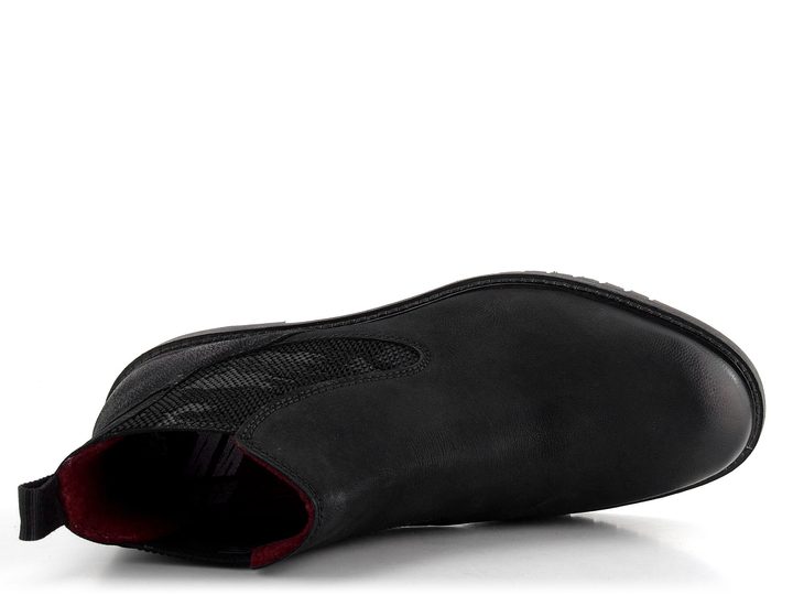 Bugatti pánska chelsea členková obuv čierna 331-83739-5500