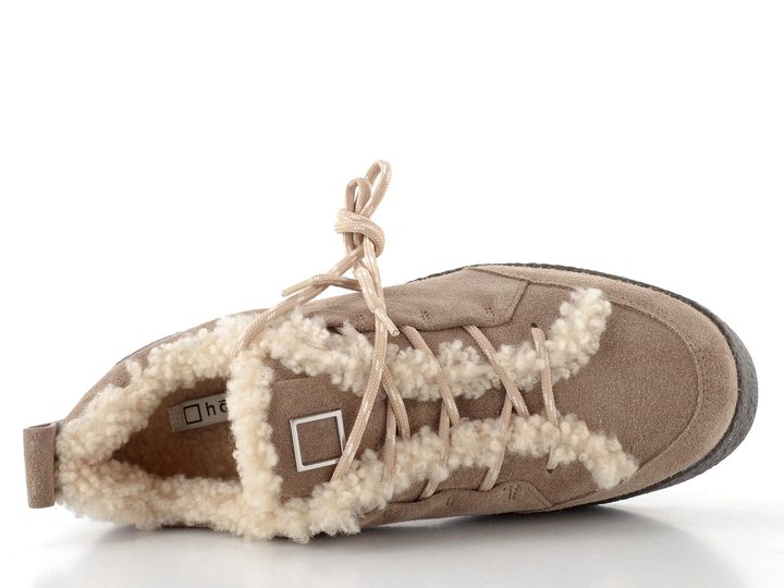 Högl sneakers polobotky s beránkem taupe 2-100222-1900