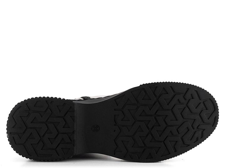 Karyoka dámský kotník s barevnými knoflíky White 3143-500