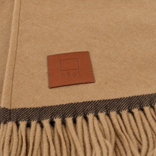 Högl luxusní vlněný pléd s kašmírem - pončo nut 2-196200-2400