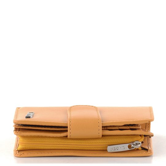 Dámská peněženka se zápinkou žlutá 50313