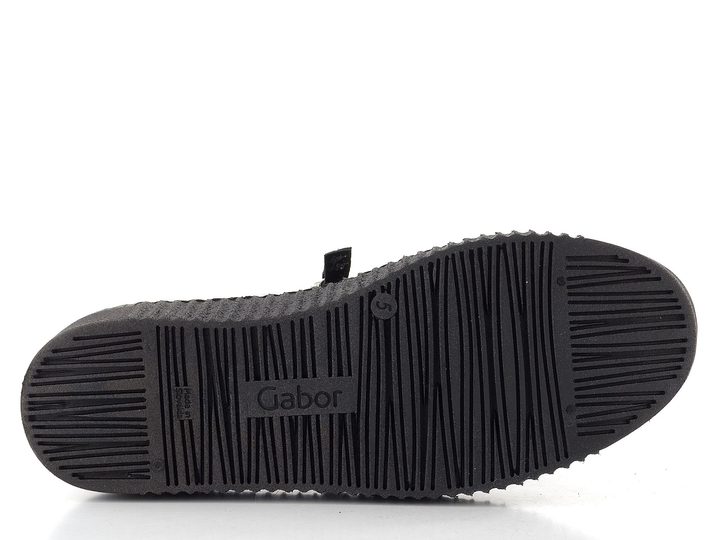 Gabor tenisky na platformě lakované černé 73.339.97